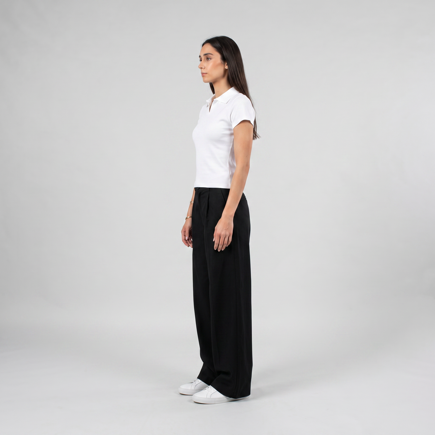 Bare And Blank Knitted Top