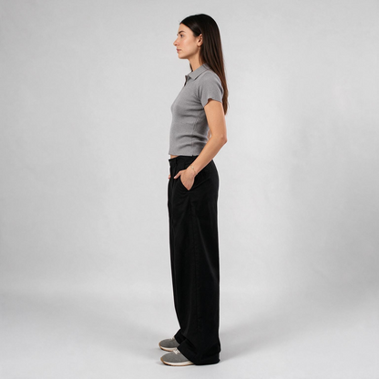 Bare And Blank Knitted Top