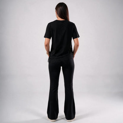 Eighties Short Sleeve Lace Tee