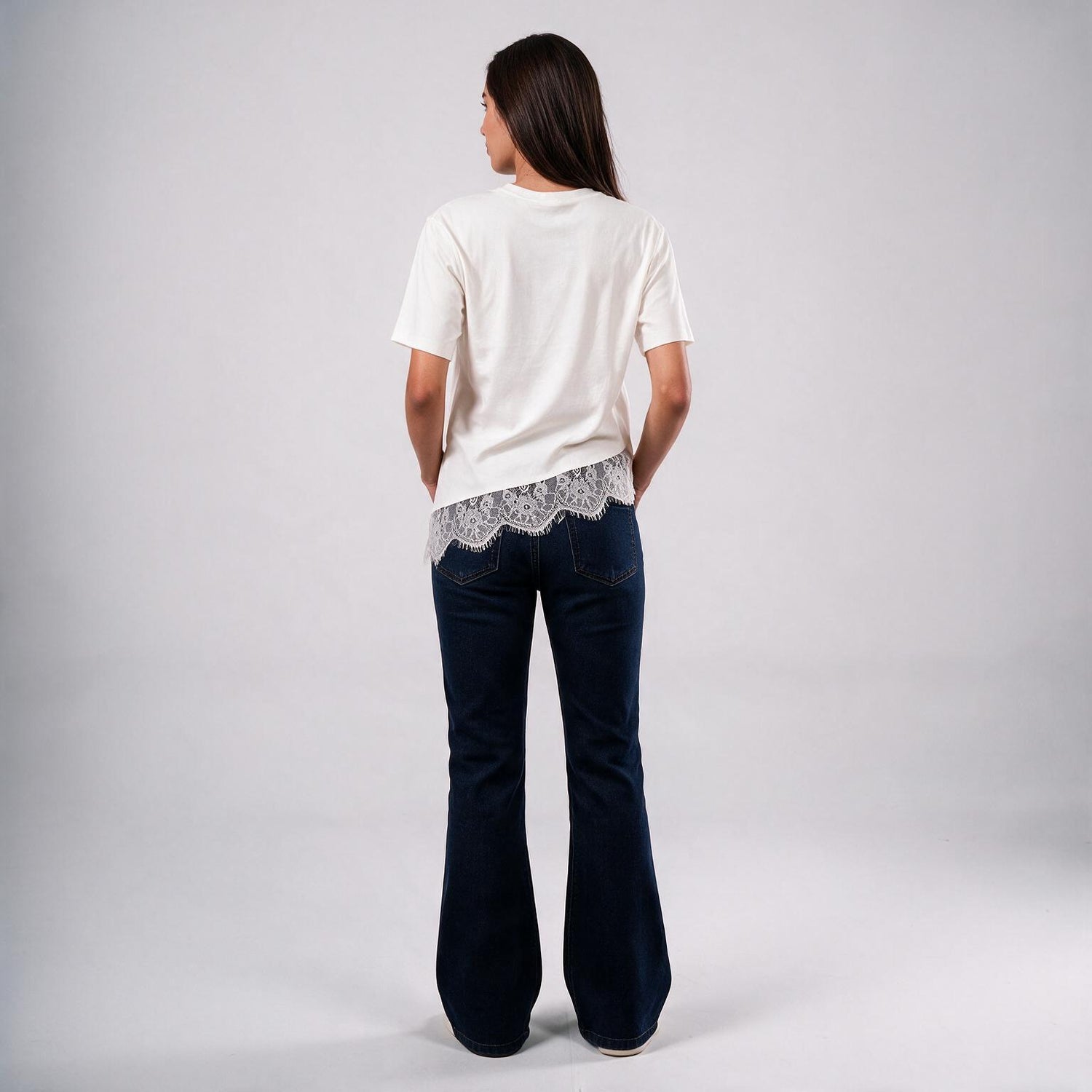 Eighties Short Sleeve Lace Tee