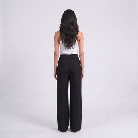 Maison De Chris The Prestige Pants With Lines