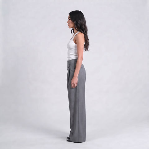 Maison De Chris The Prestige Pants With Lines