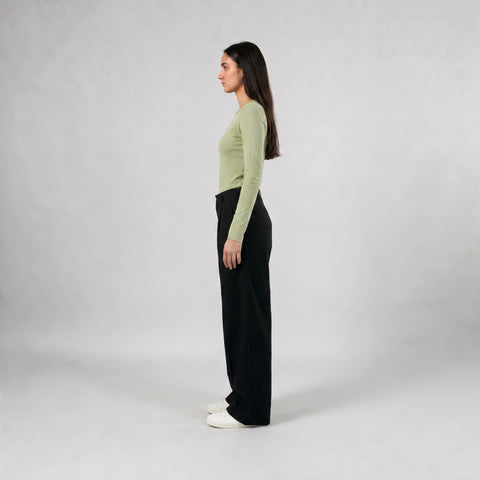 The Blanks Microfiber Long Sleeve Top