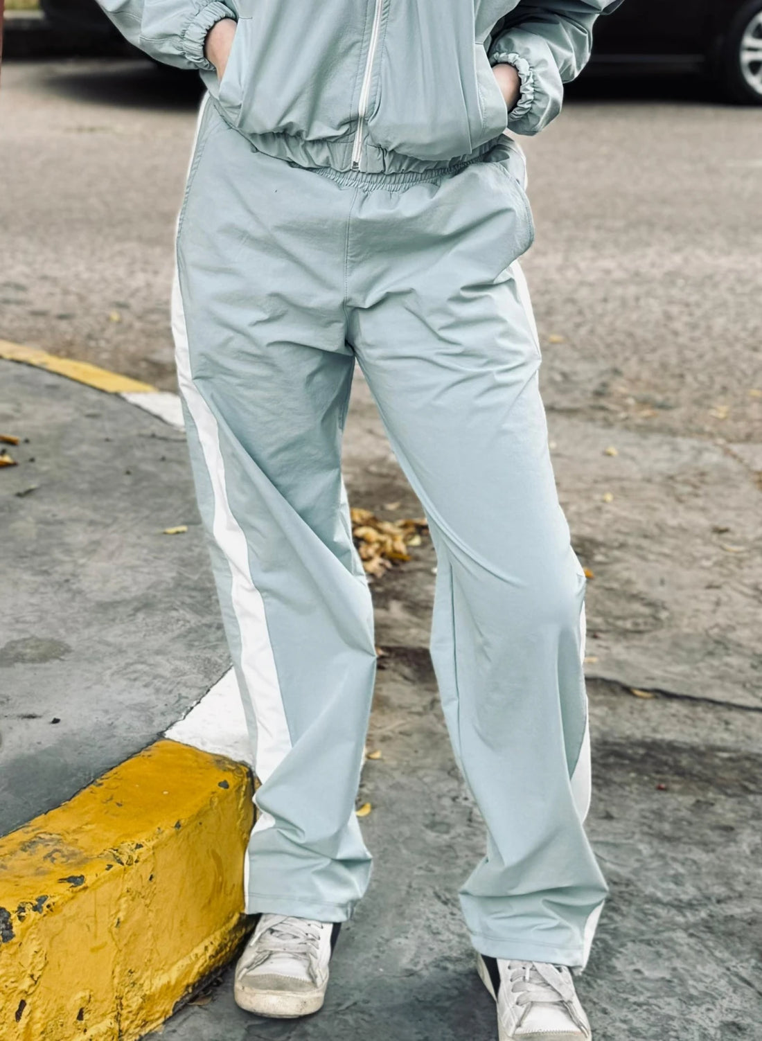 Wikiwaist Unisex oversize waterproof Pants