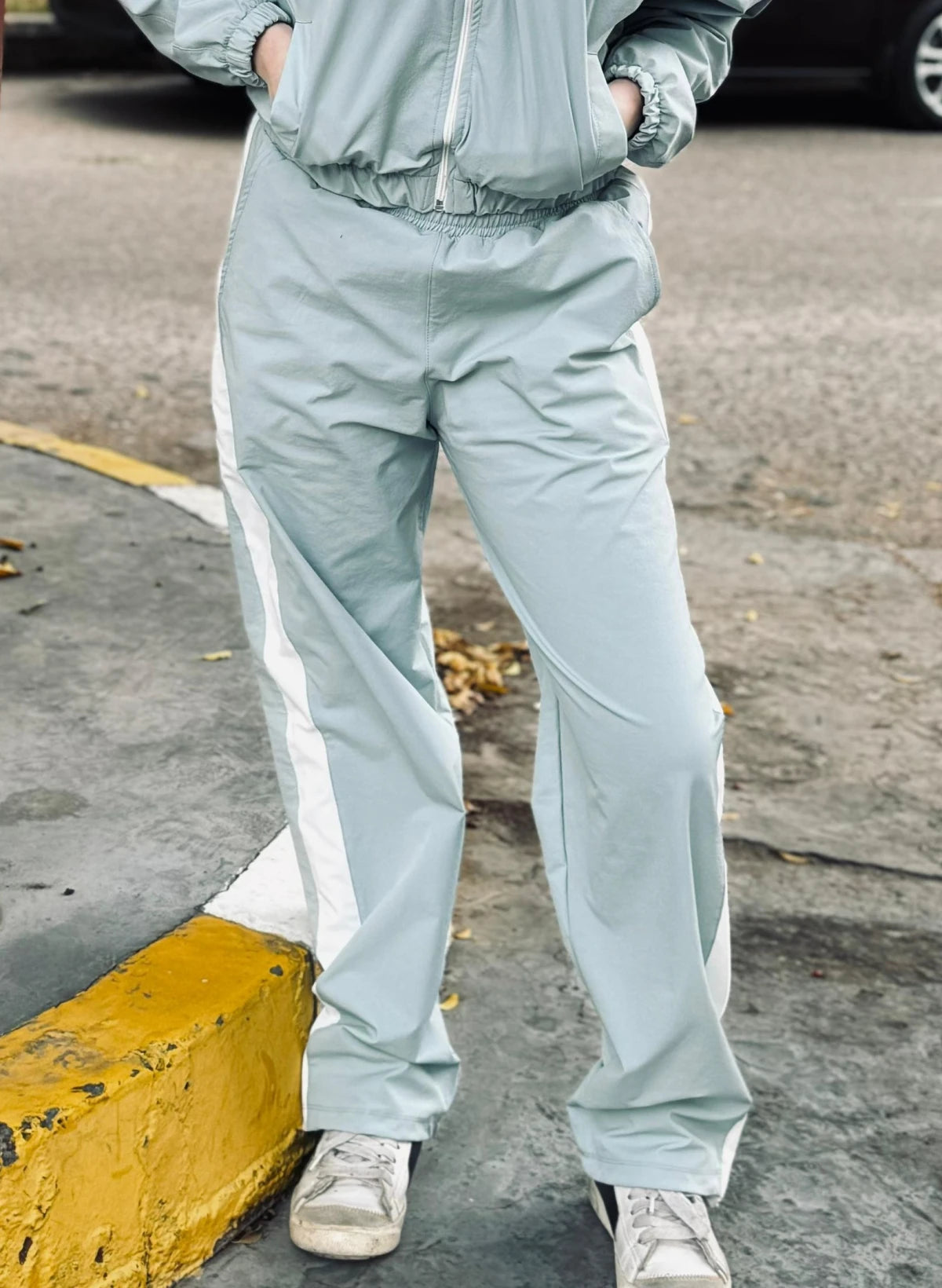 Wikiwaist Unisex oversize waterproof Pants