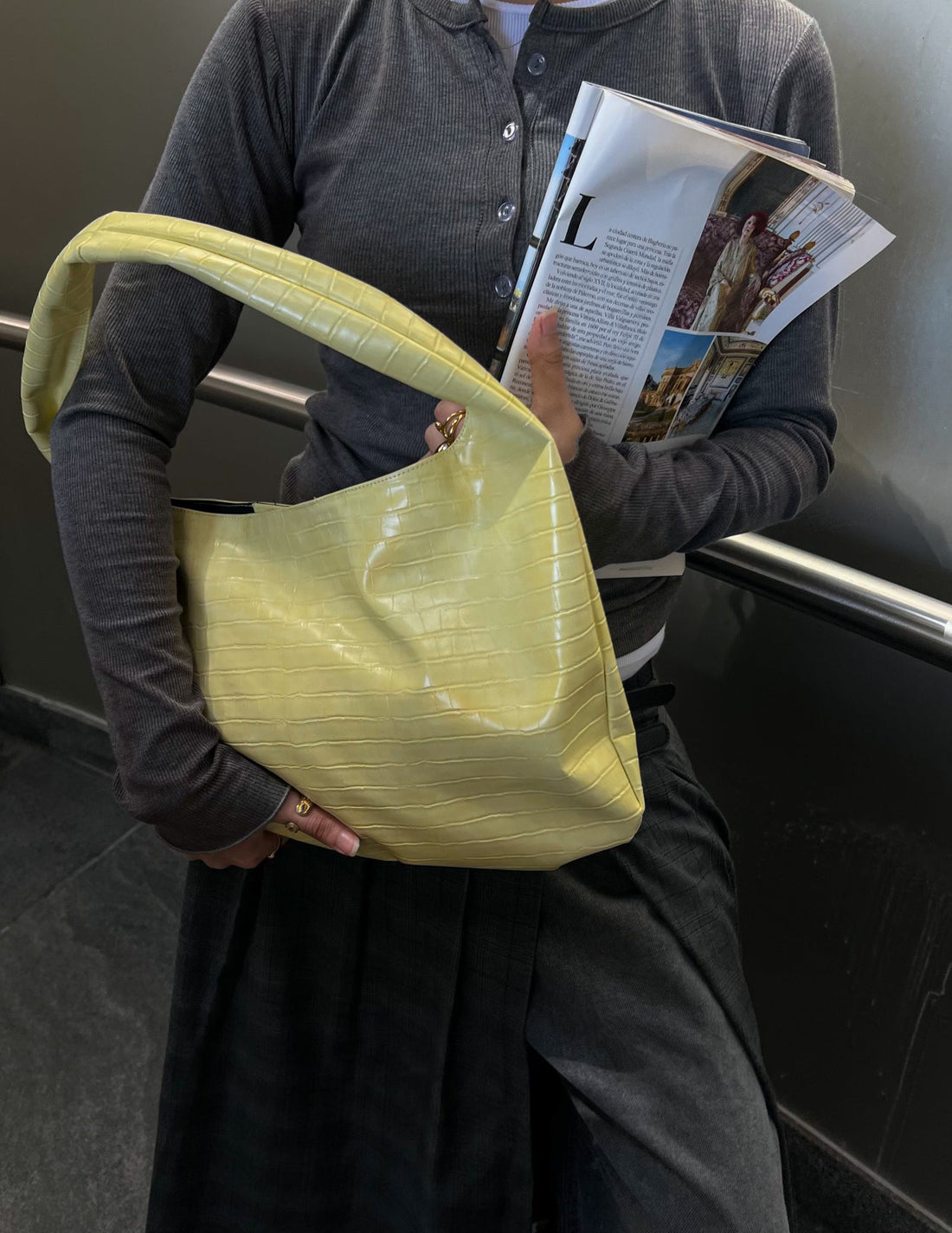 Helio Croco Bag